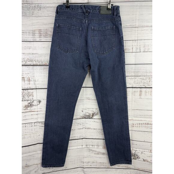 Raleigh Denim Workshop Graham Fit Selvedge Sz 29 Button Fly‎ Dark Wash Handmade - Picture 11 of 16